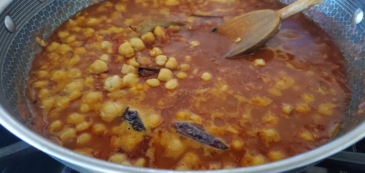 Chana Masala Saute Spices | Warrior In The Kitchen