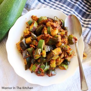 Zucchini_Eggplant_Indian Spices | Warrior In The Kitchen