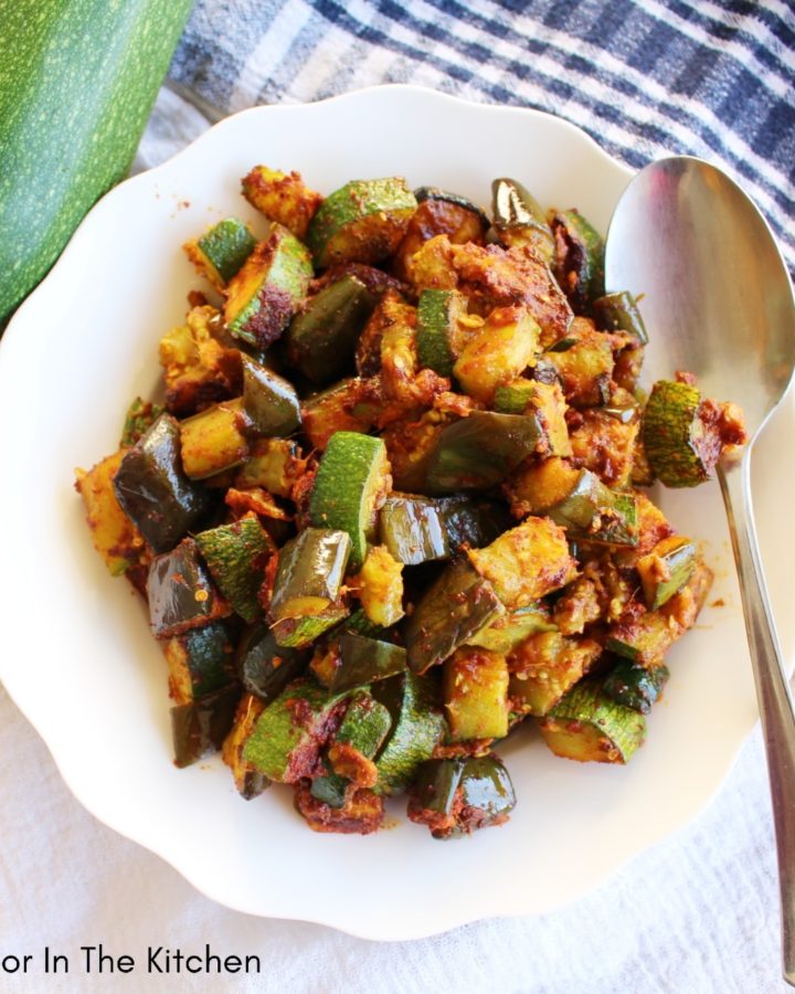 Zucchini_Eggplant_Indian Spices | Warrior In The Kitchen