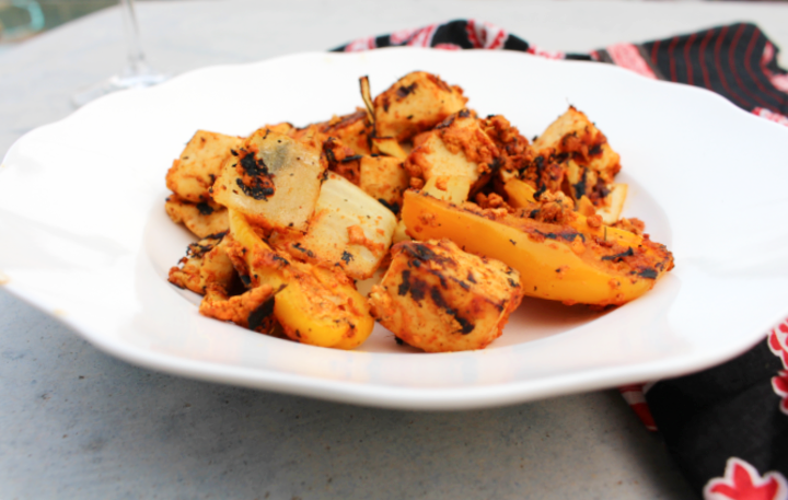 Easy Grilled Vegan Tofu Tikka Recipe