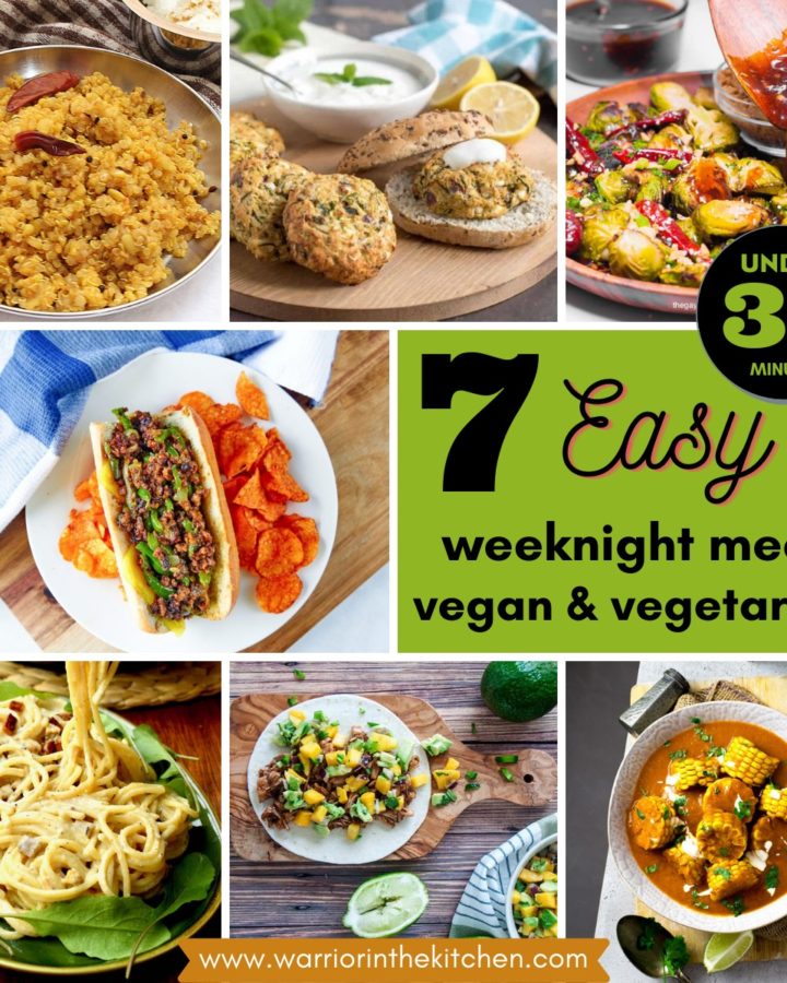 7 Easy Vegan & Vegetarian Weeknight Recipes Ready In 30 Minutes