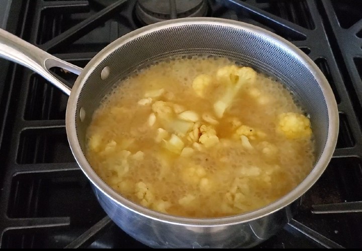 Vegan Alfredo Sauce Boil Ingredients