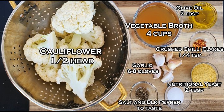 Vegan Alfredo Sauce Recipe Ingredients