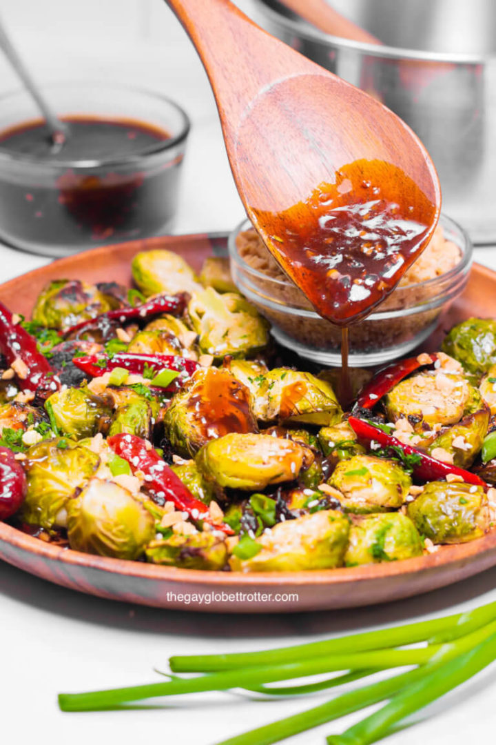 Kung Pao Brussel Sprouts - 7 Easy Vegan & Vegetarian Weeknight Recipes Ready In 30 Minutes