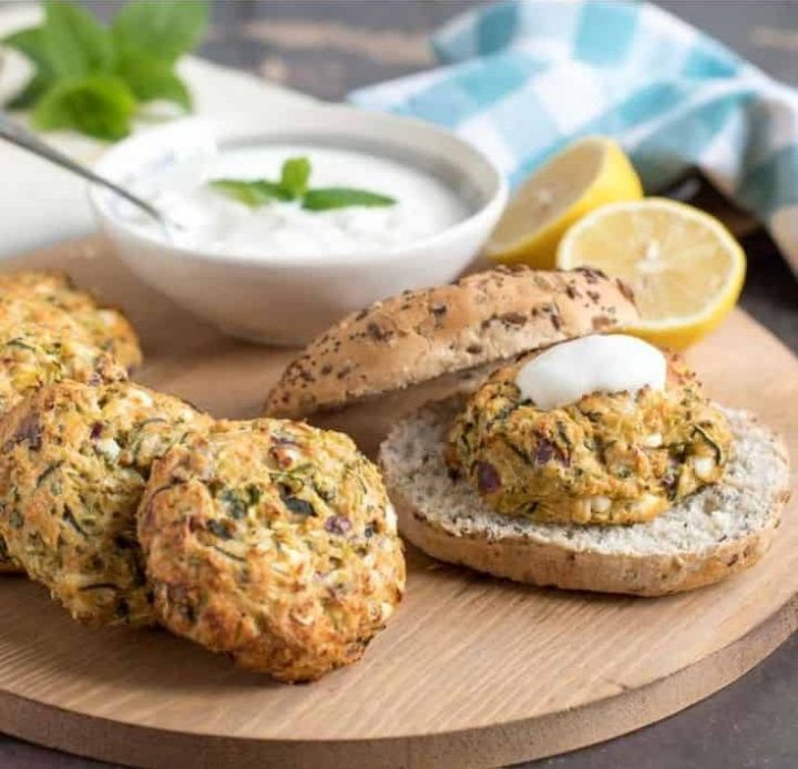 Courgette Burgers - 7 Easy Vegan & Vegetarian Weeknight Recipes Ready In 30 Minutes
