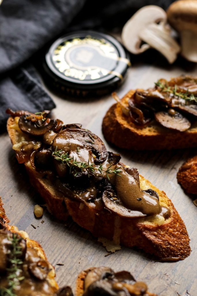 Mushroom Crostini