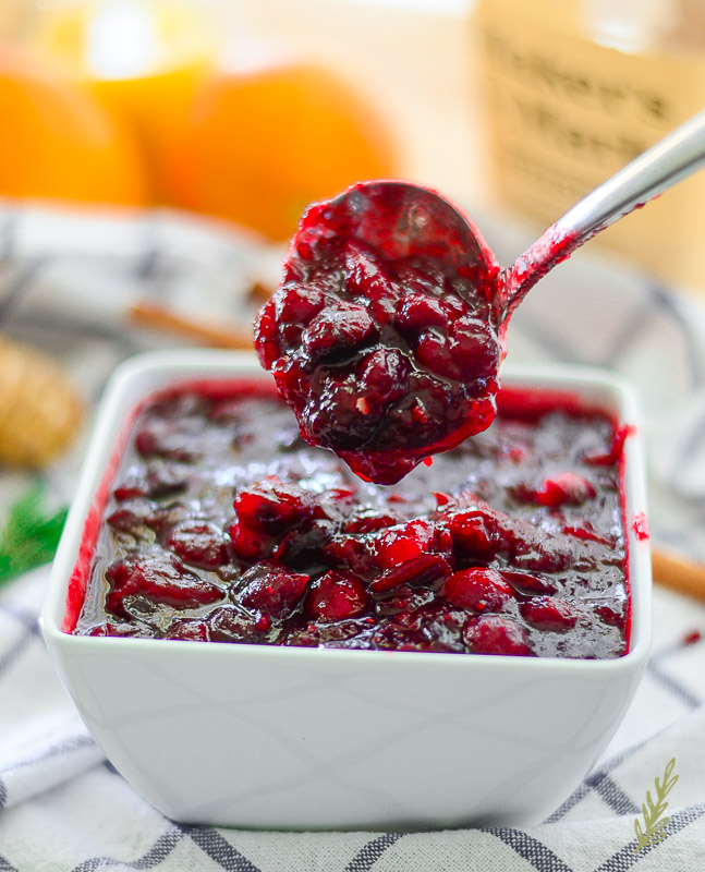 Boozy Cranberry Sauce