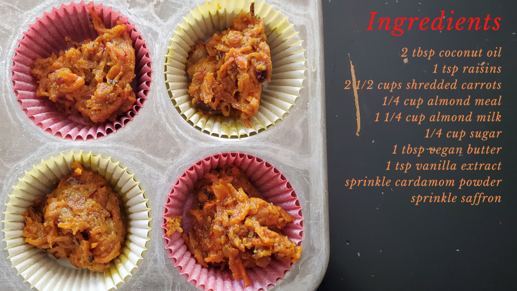 Vegan Carrot Halwa Ingredients | Warrior In The Kitchen