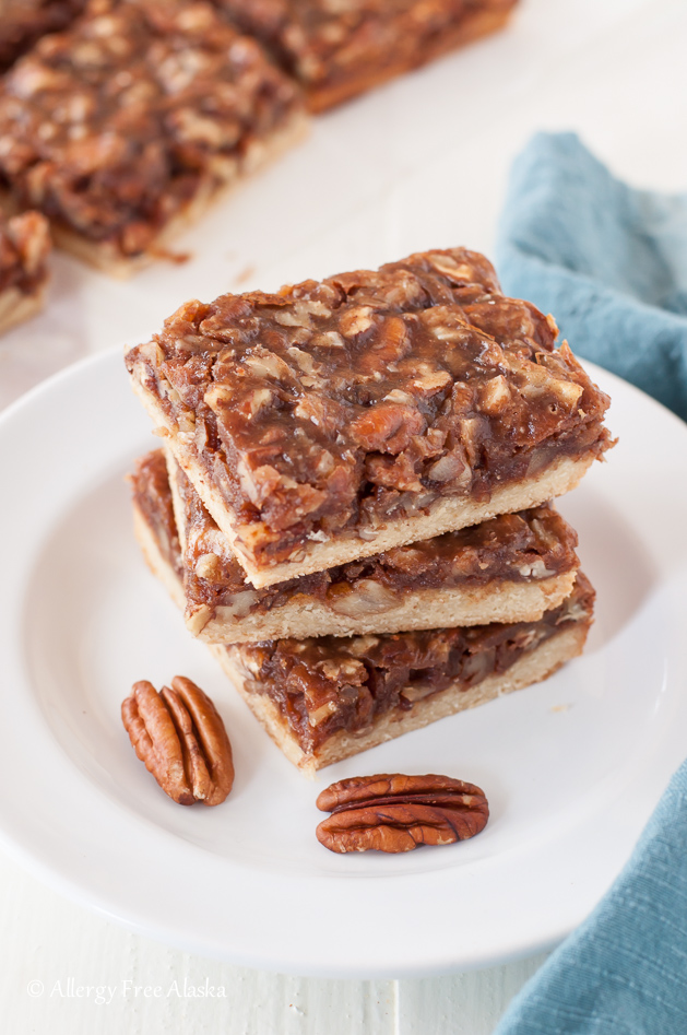 Vegan Paleo Pecan Pie Bars