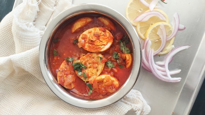 Easy Masala Egg Curry | Warrior In The Kitchen
